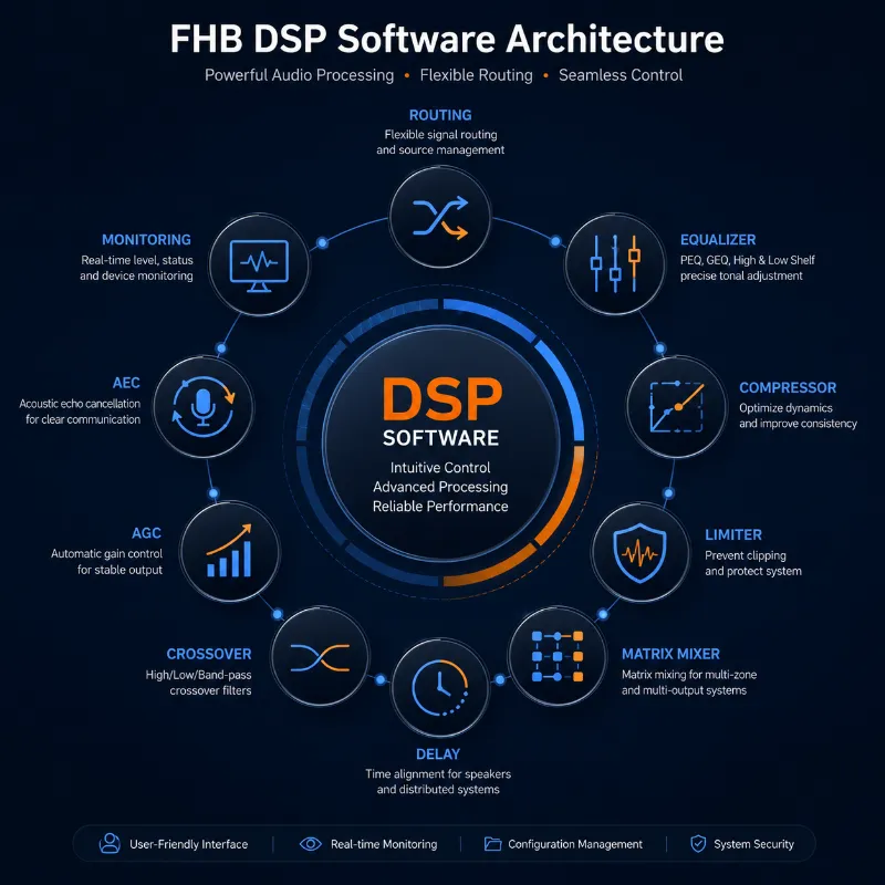 كيفية استخدام برنامج FHB DSP لمعالجة الصوت