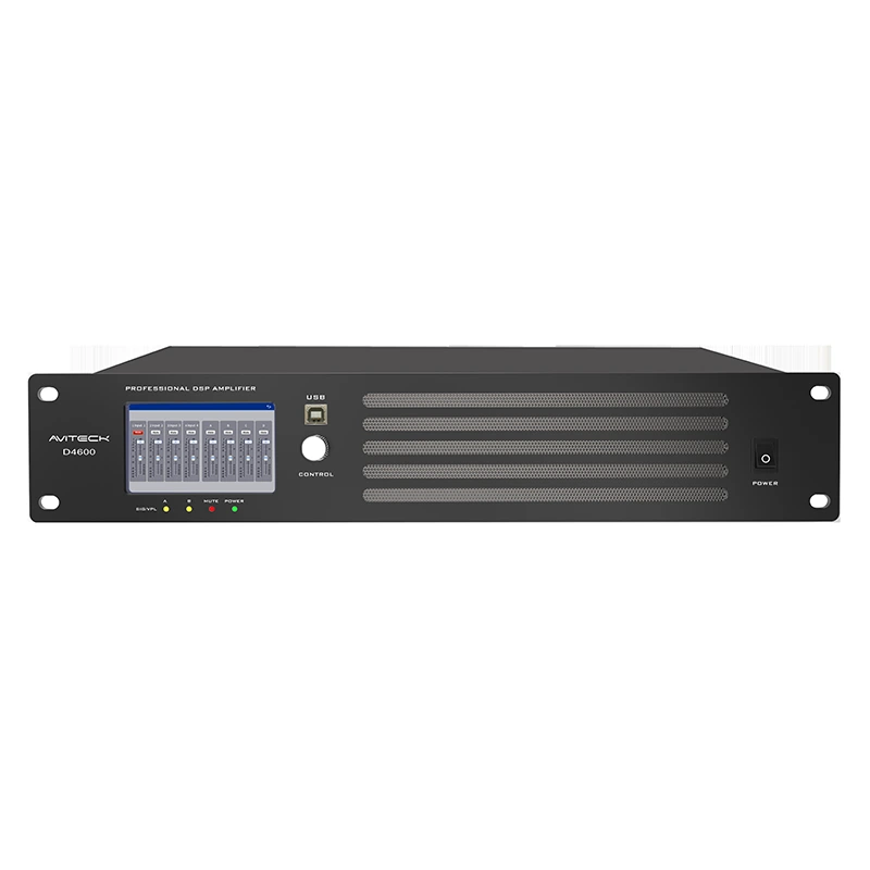 4ch 600W Dante DSP Amplifier