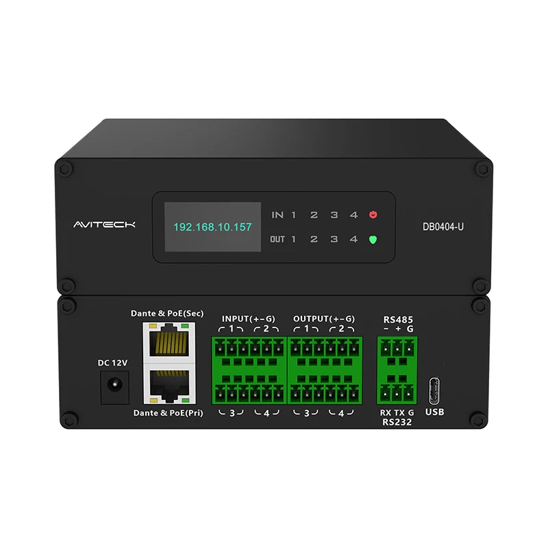 4 قنوات دانتي DSP مع USB